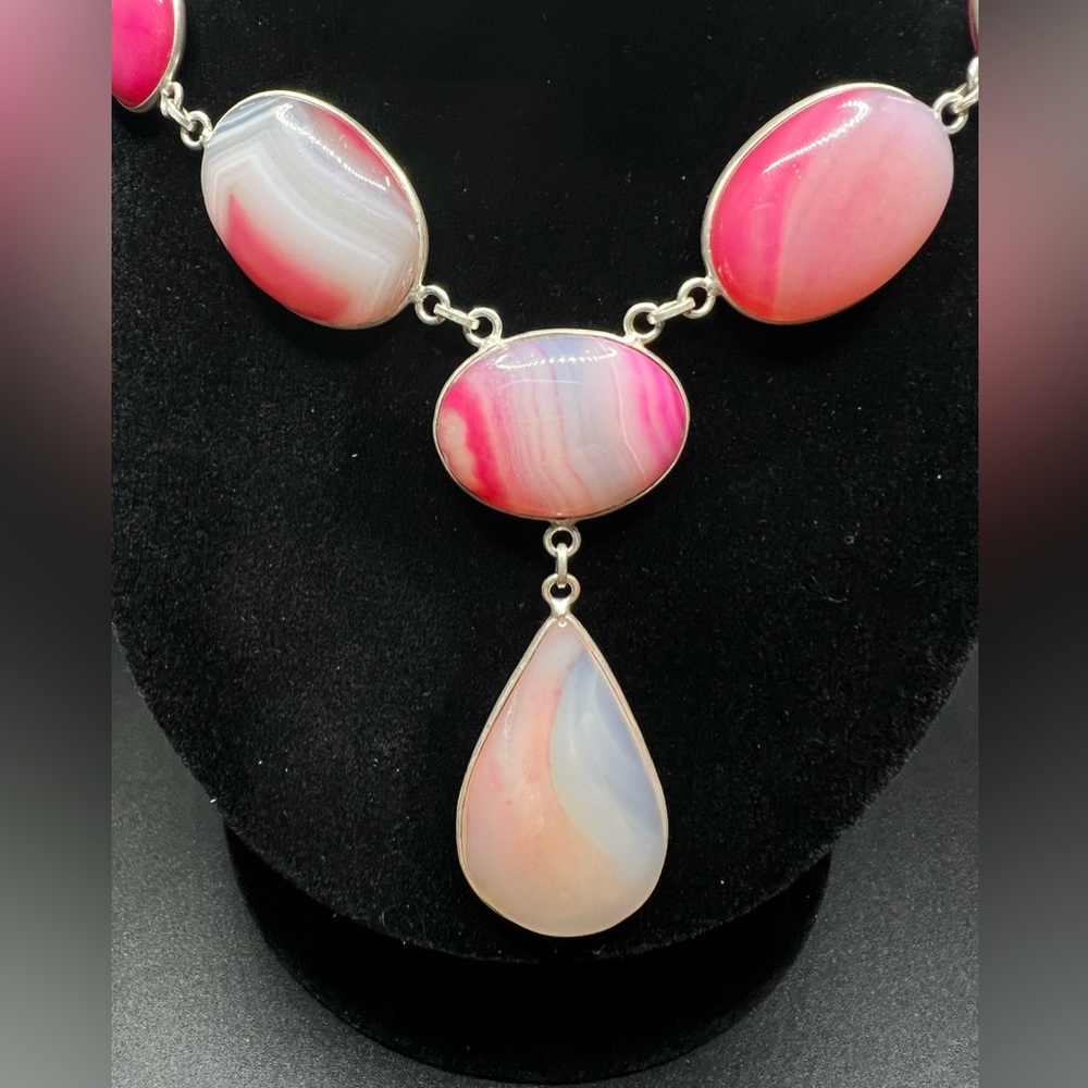 ⚠️ PRICE DROP ⚠️ Lace Agate and Agate Necklace